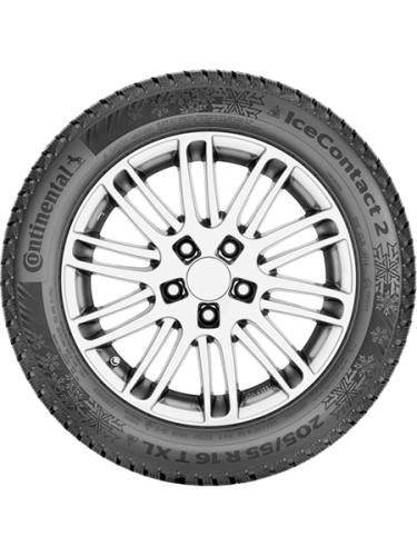 фото протектора и шины IceContact 2 Шина Continental IceContact 2 195/65 R15 95T