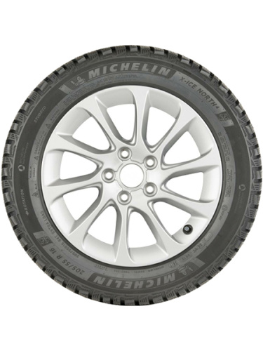 фото протектора и шины X-Ice North 4 Шина Michelin X-Ice North 4 255/40 R19 100H